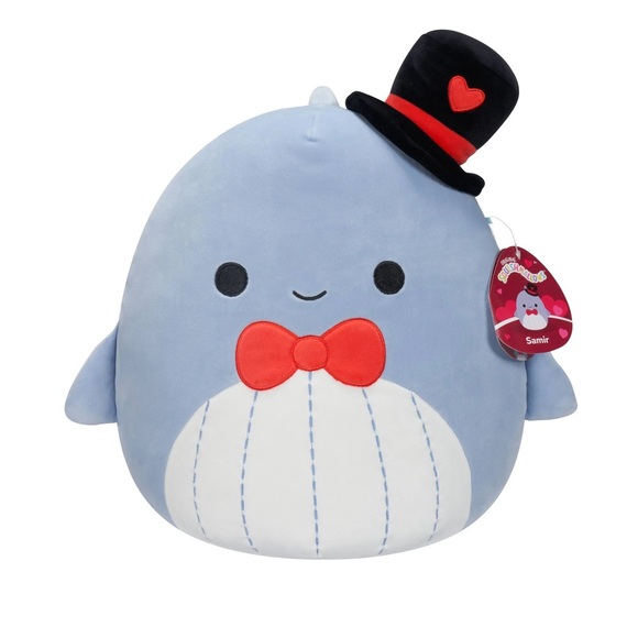 Squishmallows Original 12 inch Samir the Blue Whale - Picture 1 of 10